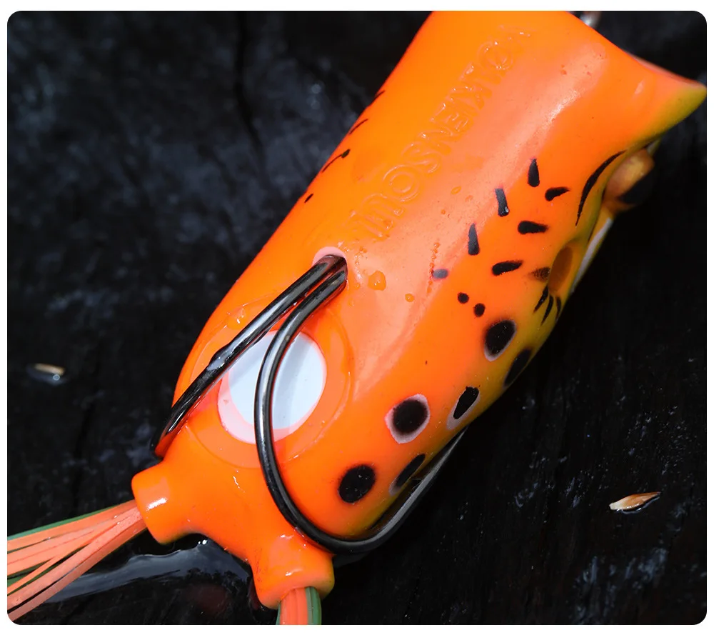 Angeln Locken Big Mouth Frosch 6cm 16g Ändern Frösche Künstliche Köder Weichen Köder Traktor Popper Fangen Snakeheafd fisch Bass – Detail 13