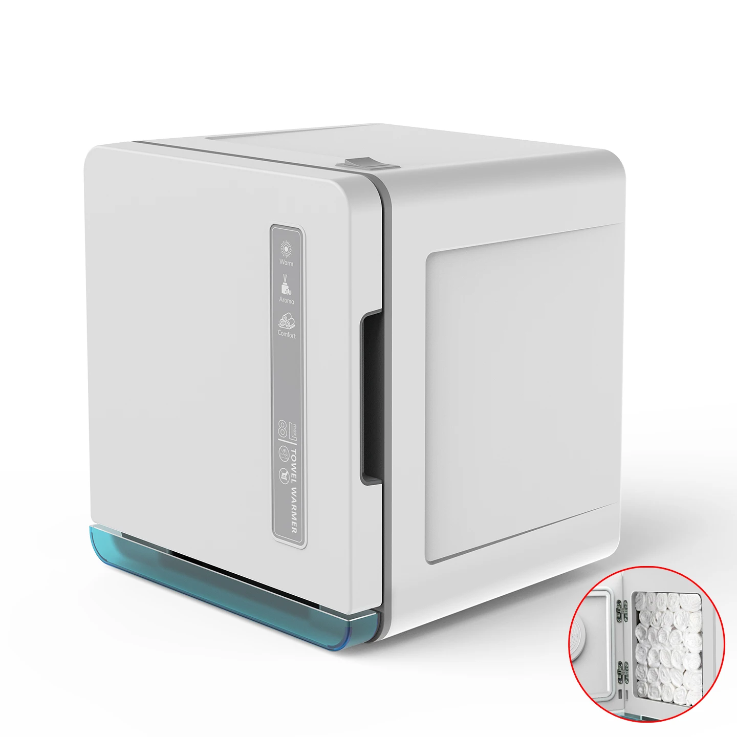 

Premium Hot Towel Warmer, Extra Large Capacity, Stainless Steel Racks, Facial Towel Cabinet for Estheticians, Salons & Home Spa