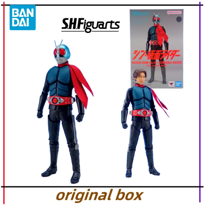 Bandai Figure Model MASKED RIDER NO.2+1 Ichimonji Hayato SHF Anime Figures Toys Gift for Children Genuine Brand New and Unopened