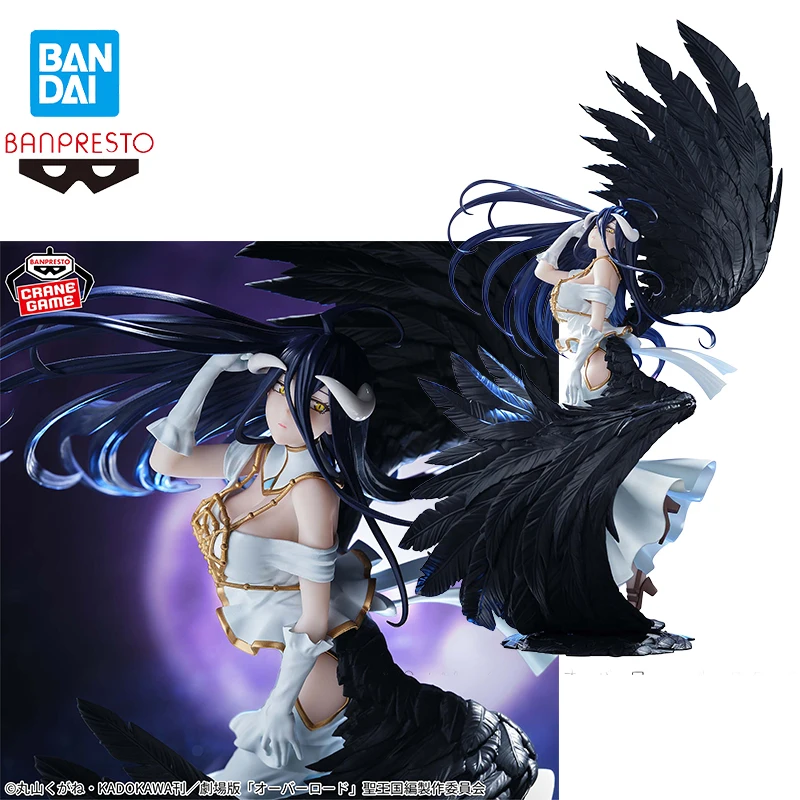 

In stock BANPRESTO EVOLVE Empress of Darkness OVERLORD albedo Figure Model Toy Gift Desktop decorations gift