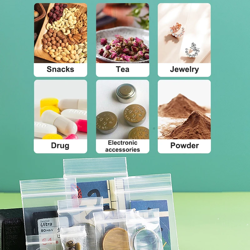 100 Stuks Pe Plastic Verpakking Zakjes Ritssluiting Zak Pil Verpakking Zakjes Nieuwe Mini Ritssluiting Zakje Ritssluiting Zakje Ritssluiting Zakje