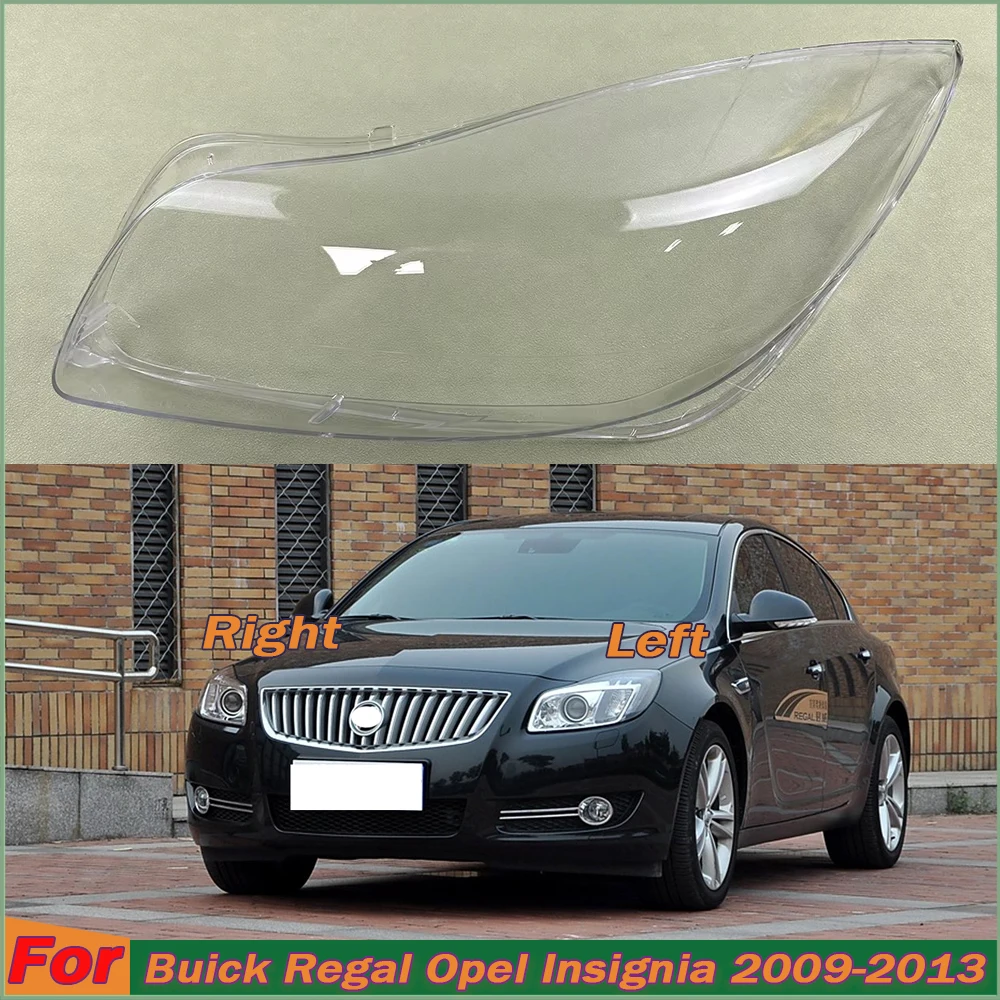 

For Buick Regal Opel Insignia 2009-2013 Headlight Cover Transparent Lampshade Lens Lamp Shell Plexiglass Auto Replacement Parts