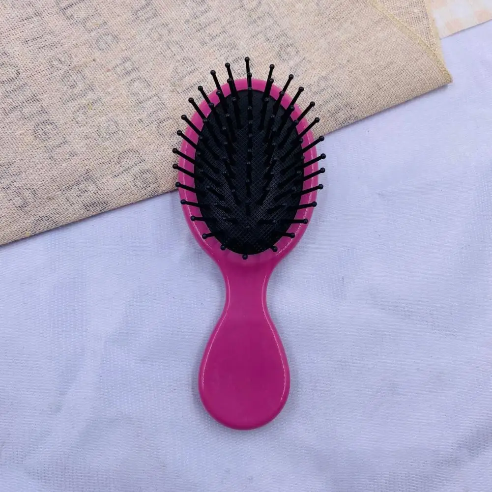 Mini peine con cojín de aire para desenredar, cepillo portátil para el cabello, desenredar, antiestático, salón, SPA, peluquería, estilismo, peine de masaje