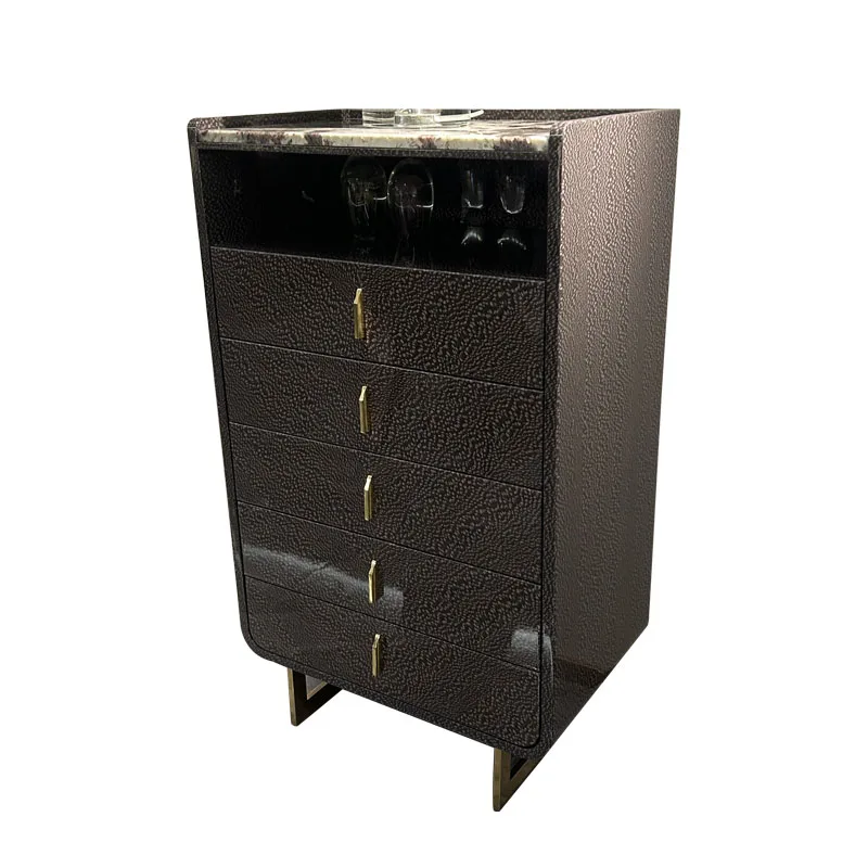 

Light luxury chest of drawers, post-modern simple villa suite, locker, fully furnished, customized large apartment