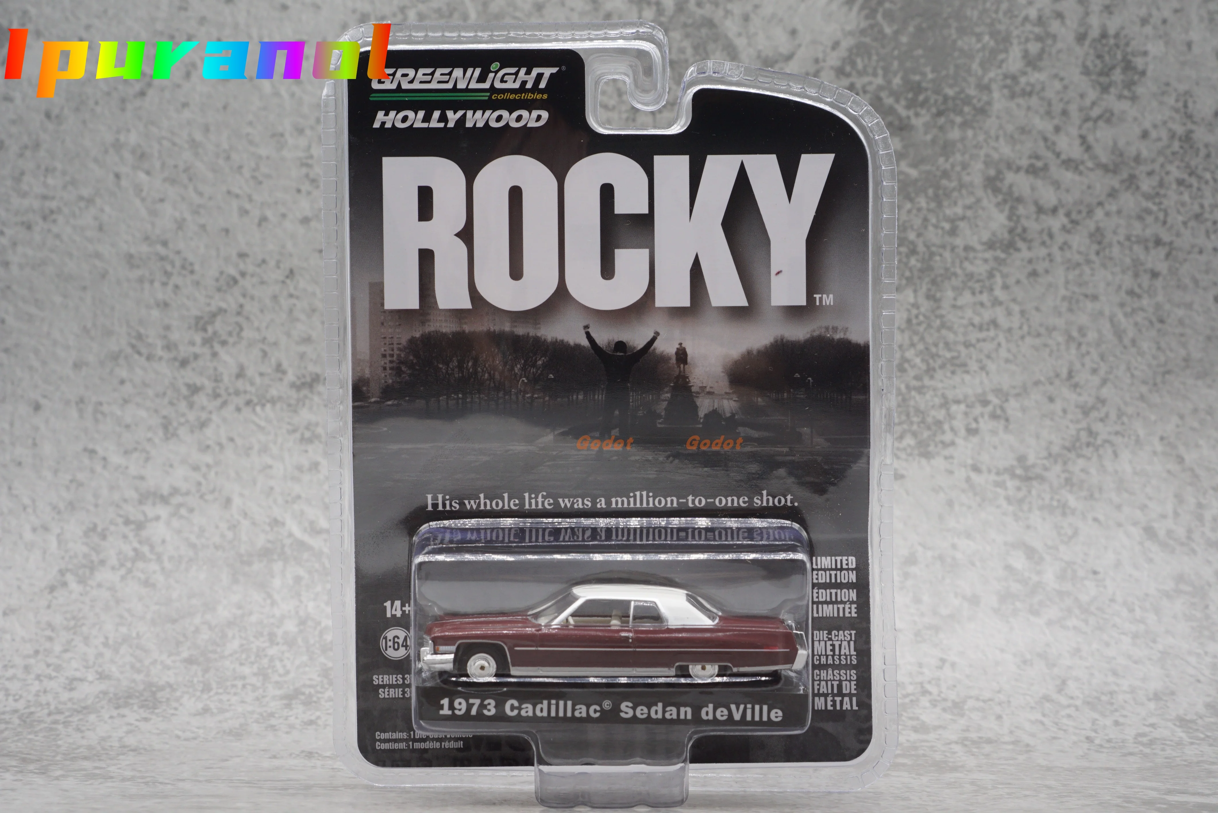 

1:64 1973, Cadillac Sedan Deville, высокая имитация литья под давлением, модель автомобиля из металлического сплава, игрушки для коллекции подарков W674