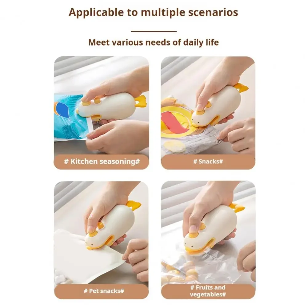 

Mini Food Sealing Machine, Kitchen Tool, Portable, Compact, Rechargeable Mini Bag Sealing Machine