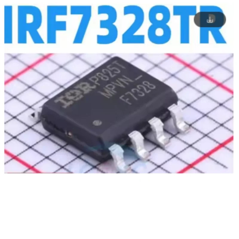 10PCS IRF7328TRPBF  Dual P-Channel MOSFET 30V 8A 21mΩ SOIC-8 HEXFET Power Switch IC