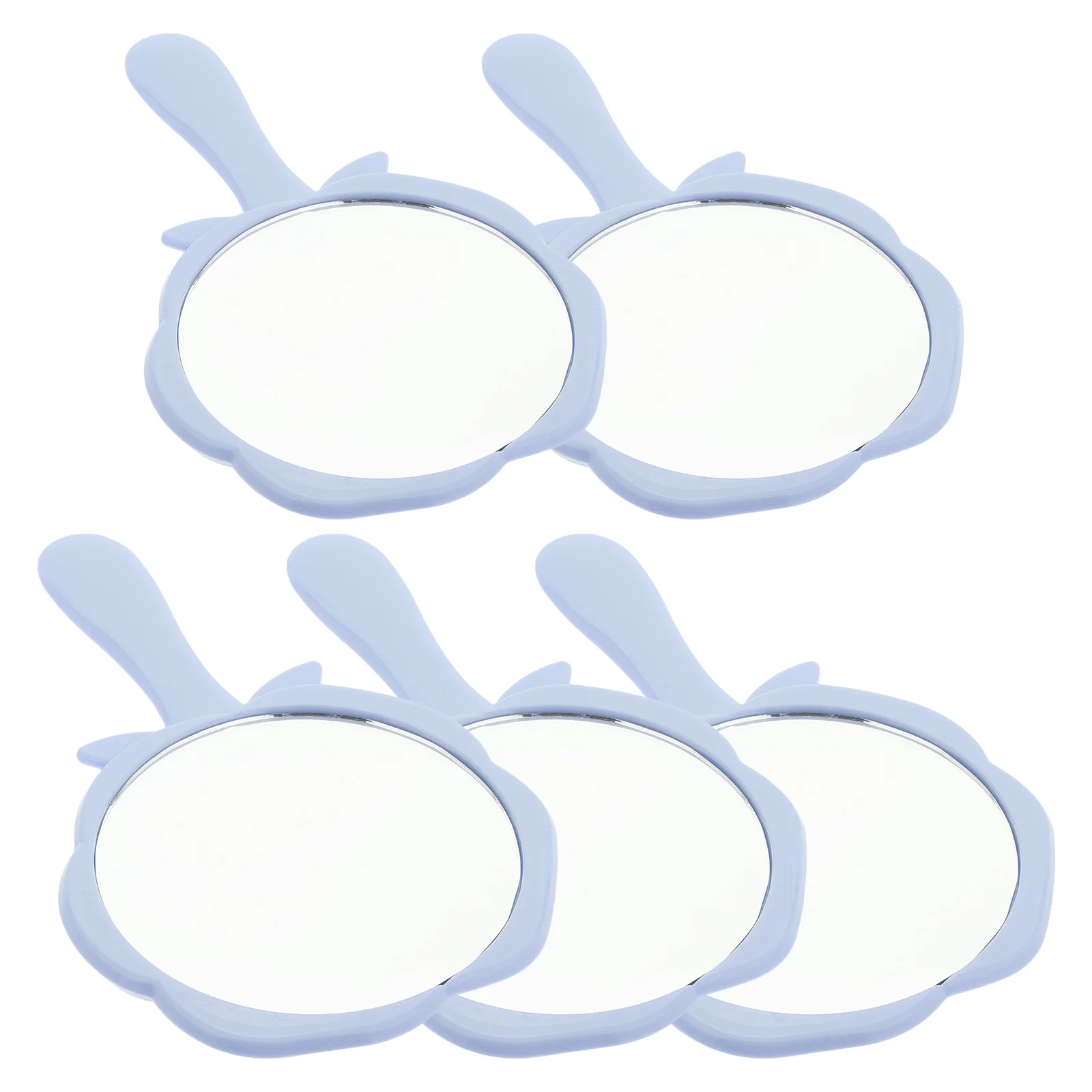 

5Pcs Makeup Mirror Rose Flower Design Large Handheld Portable Mirror for Purse Travel Essentials for Women