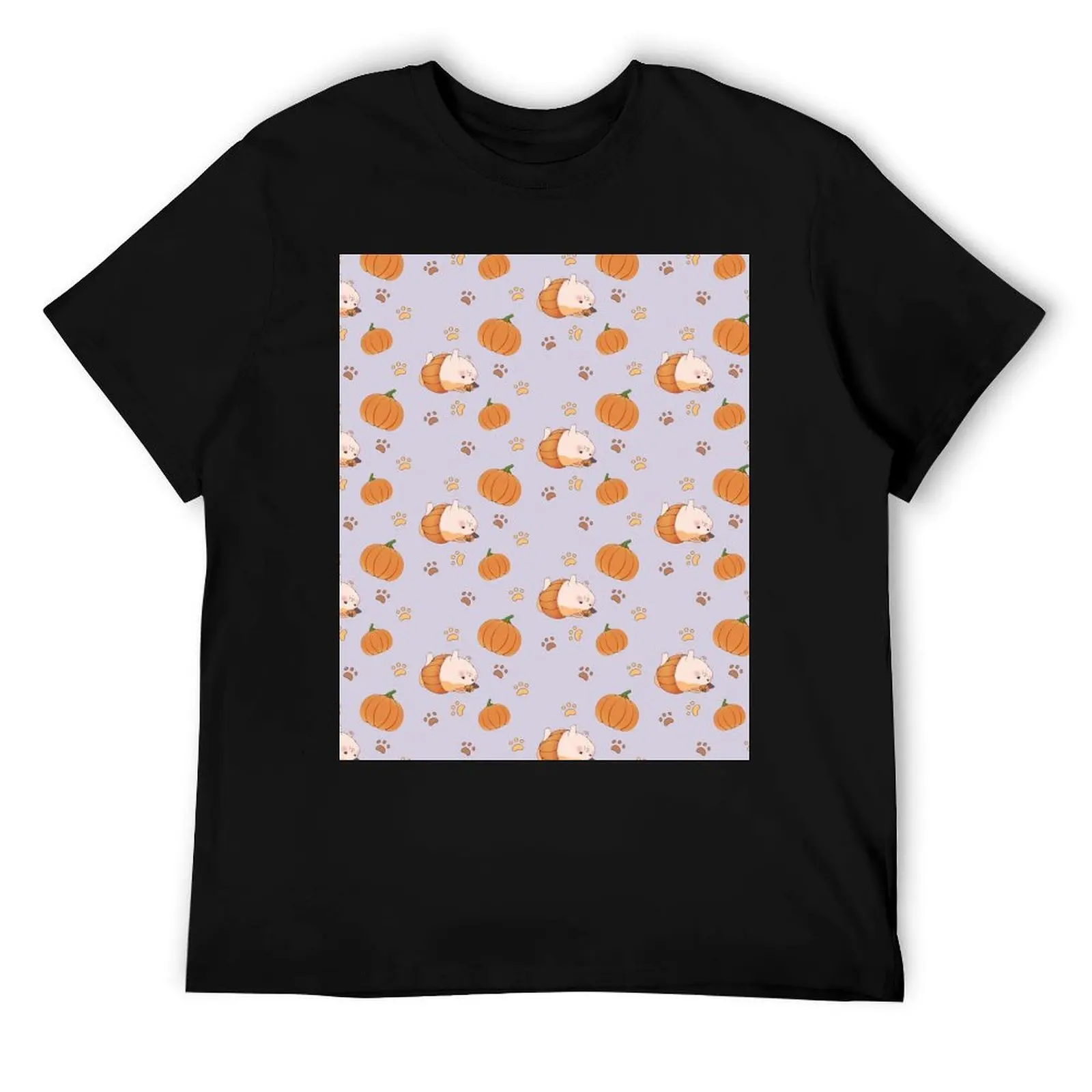 

FFXIV - Halloween Pumpkins Fat Cat T-Shirt men t shirt cotton 100% man t shirts graphic mens graphic t shirts T-Shirt