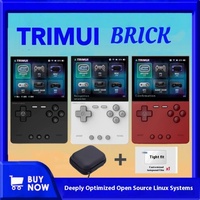 New Trimui Brick Handheld Game Console 3.2 Inch 1024*768 Ips Open Source Vertical Retro Gba Handheld Game Console Children'S