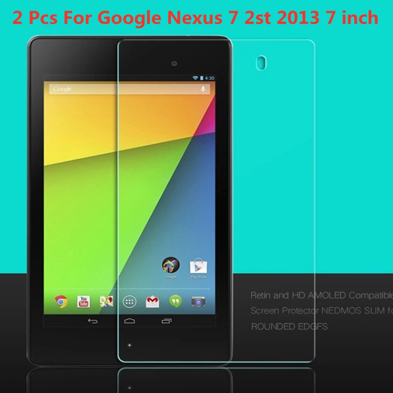 2 Pcs new Screen Protector For Google Nexus 7 2st 2013 Gen Two 201 7