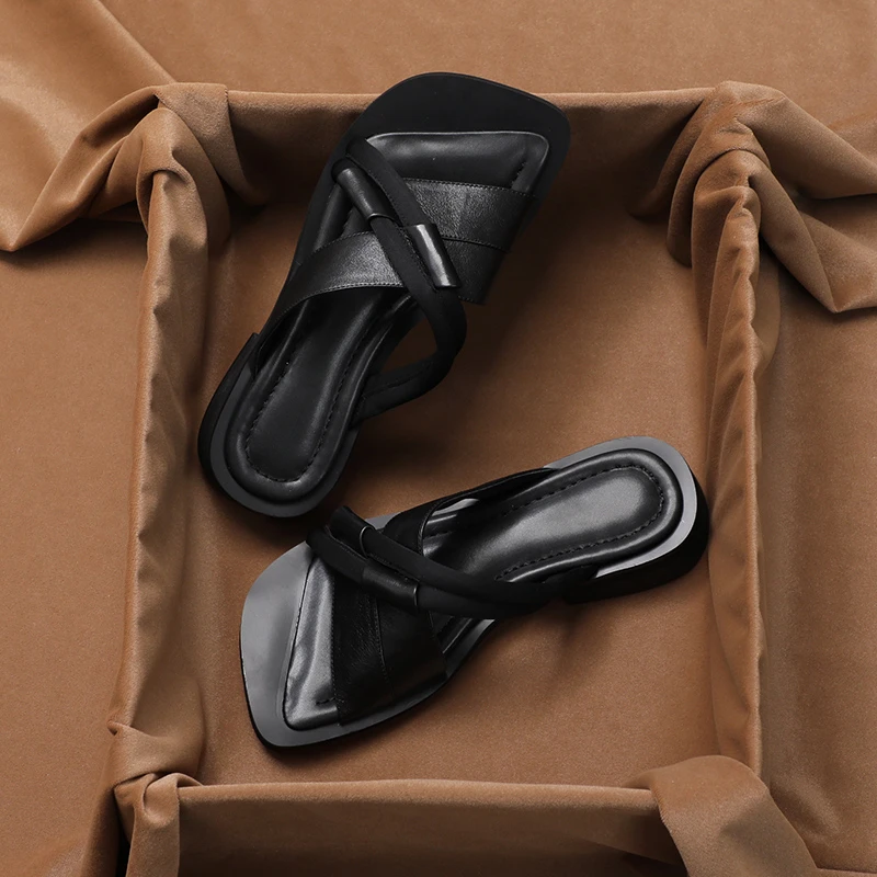 Shoes for Women 2023 Flat Shoes Sandals Women's Shoes Thick Slippers Fashion Beach Casual Women's Shoes Low Heel Slipperszapatos