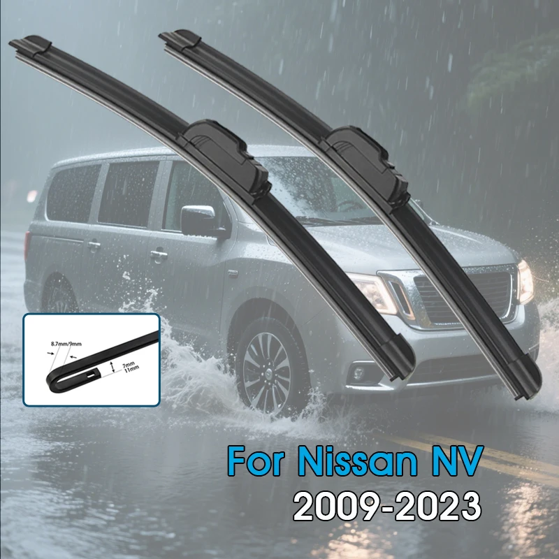 

Car Wiper Blades For Nissan NV200 NV300 NV400 2009-2023 Windshield Windscreen Front Window Blades Car Accessories