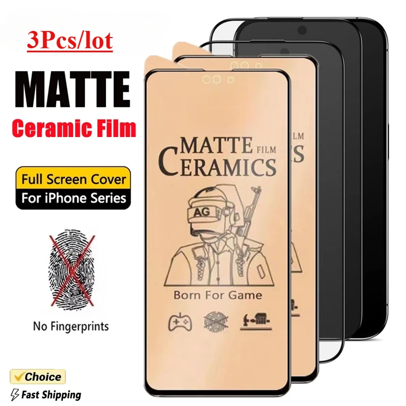 3PCS Soft Matte Cer…