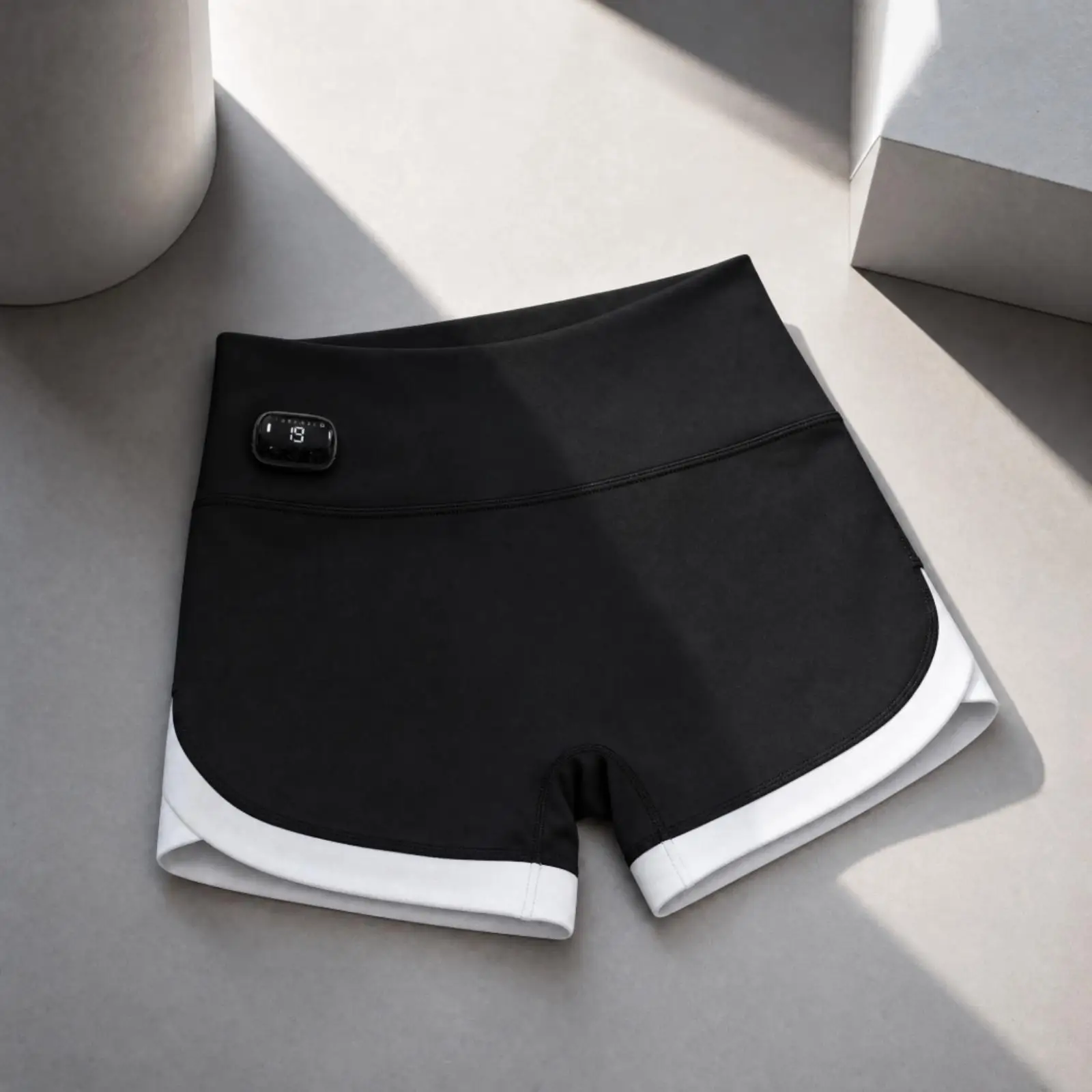 EMS Training Pants Electric Muscle Massager for Butt Core with 8 Modes 19 Levels Black Fitness Wearable Device