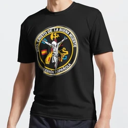 Saint. Christ of the Good Death. Spanish Legion Men T-Shirt Short Sleeve Casual 100% Cotton Shirts