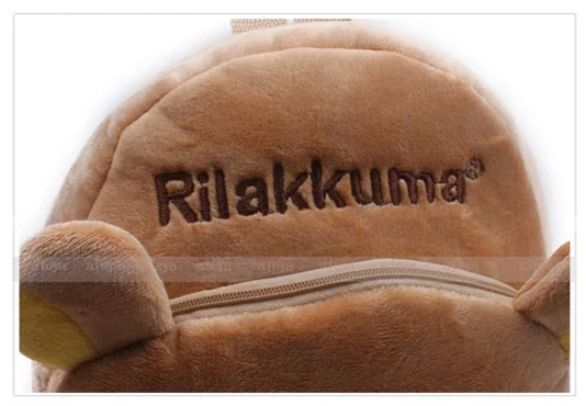 Rilakkuma-Mini sac à dos ours en peluche pour enfants, petit sac pour bébé, sacs d'école pour enfants, maternelle, alth, filles, garçons, mignon