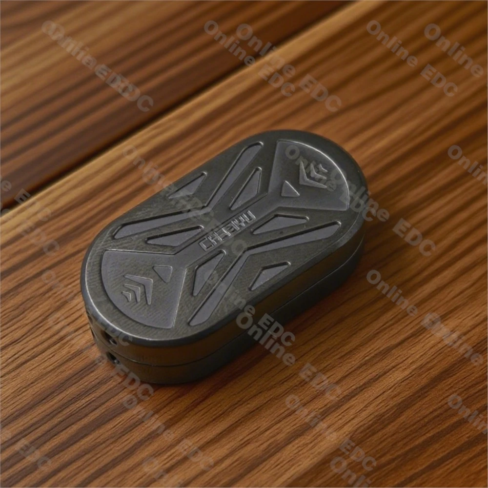 Used EDC Toys CHENYU Zirconium Guardian X1 Push Slider Straight Push Rotary Stress Relief Toys Limited 99pcs