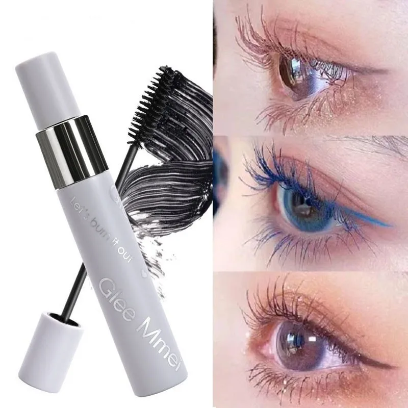 Dubbele Kop Mascara Waterdichte Duurzame Dikke Dunne Lange Snelheid Droge Film 24H Langdurige Nieuwe Hand Oog Make-Up