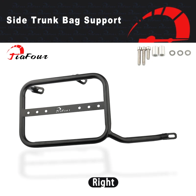 

FIT For DR650 1996-2023 Motorcycle Saddle Bag Trunk Bag Support Bracket Side Holder Right side package holder