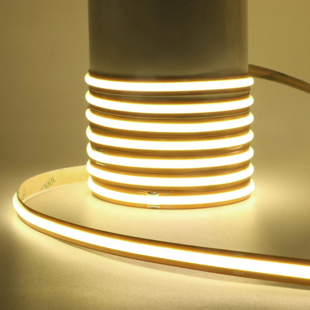 12V 24V 5m 10m 20m COB LED Strip Light Free Cut 720 528 LEDs Flexible Tape Bright Linear Lighting 3000K 4000K 6000K 1m 2m 0.5m