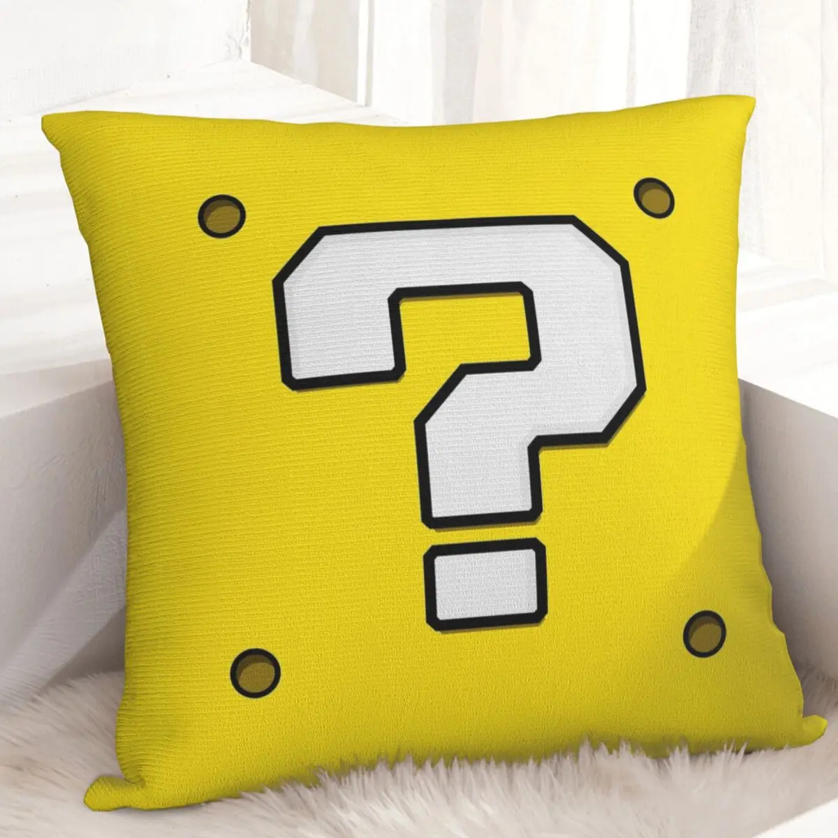 سؤال كتلة ماريوس كيس وسادة مربع وسادة للديكور 45 * 45 سم كيس وسادة #1