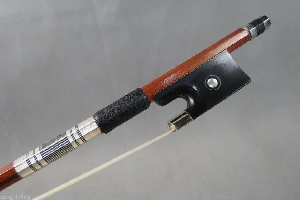 

1Pcs Strong Pernambuco Carbon fiber violin bow 4/4,Copper Mounted # 5939