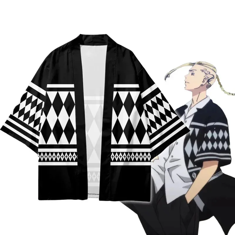 

Cosdea Anime Tokyo Revengers Cosplay Coat Draken Mikey Ryuguji Haori Men Women Casual Short Sleeve Streetwear Jackets72b