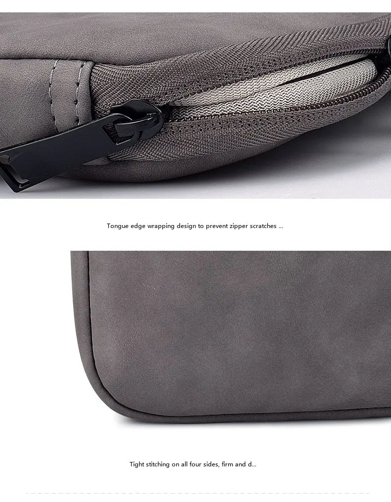Laptop-Hülle aus Schafsleder 13,3 Zoll Schutzhülle für MacBook Pro Air – Detail 15