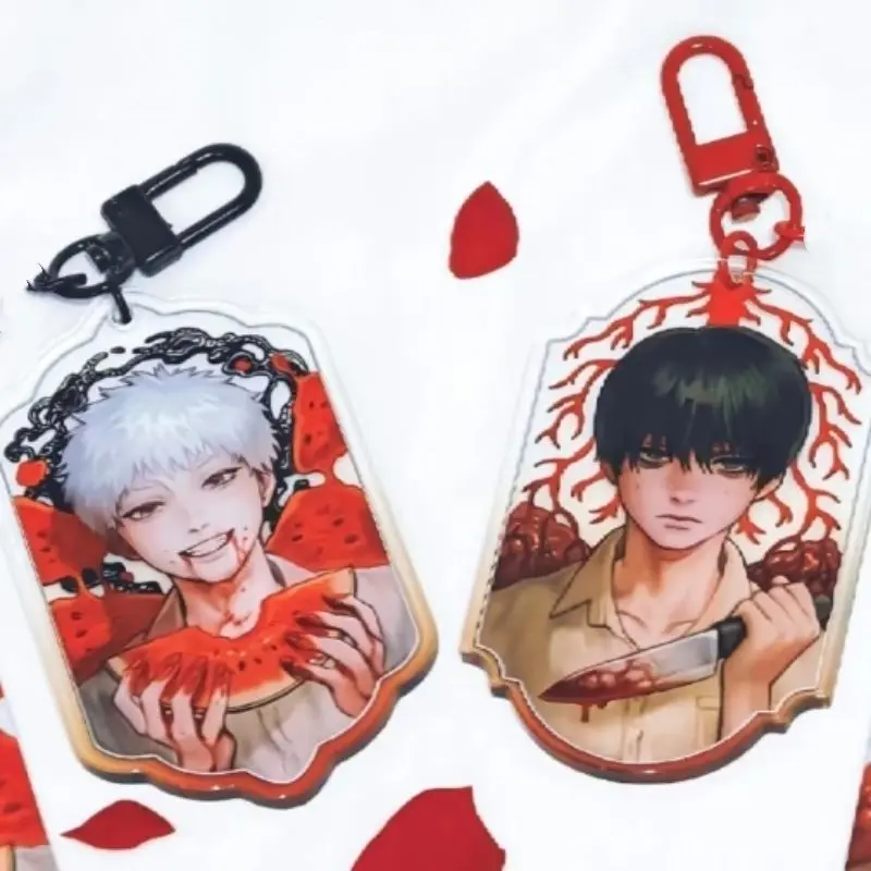 Anime The Summer Hikaru Died Indou Hikaru Tsujinaka Yoshiki Cosplay Keychain Pendant Backpack Decoration