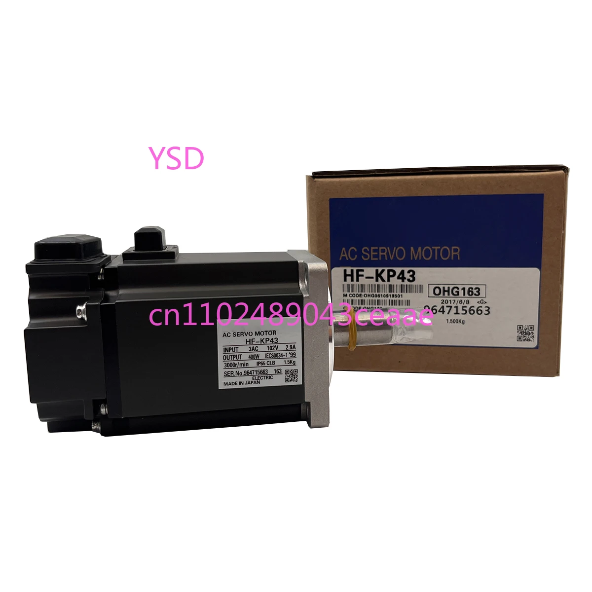 

Серводвигатель HF-KP43 (совершенно новый оригинальный, с профессиональным тестированием института)