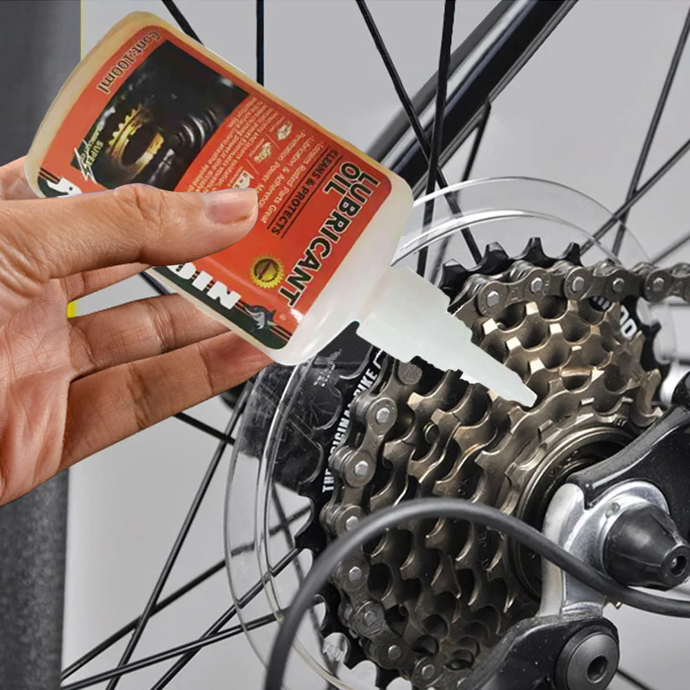 100ml Bicycle Special Lubricant Dry Lube Chain Oil Long-Lasting Bike Chain Oil for Fork Flywheel Chain Cycling Accessories