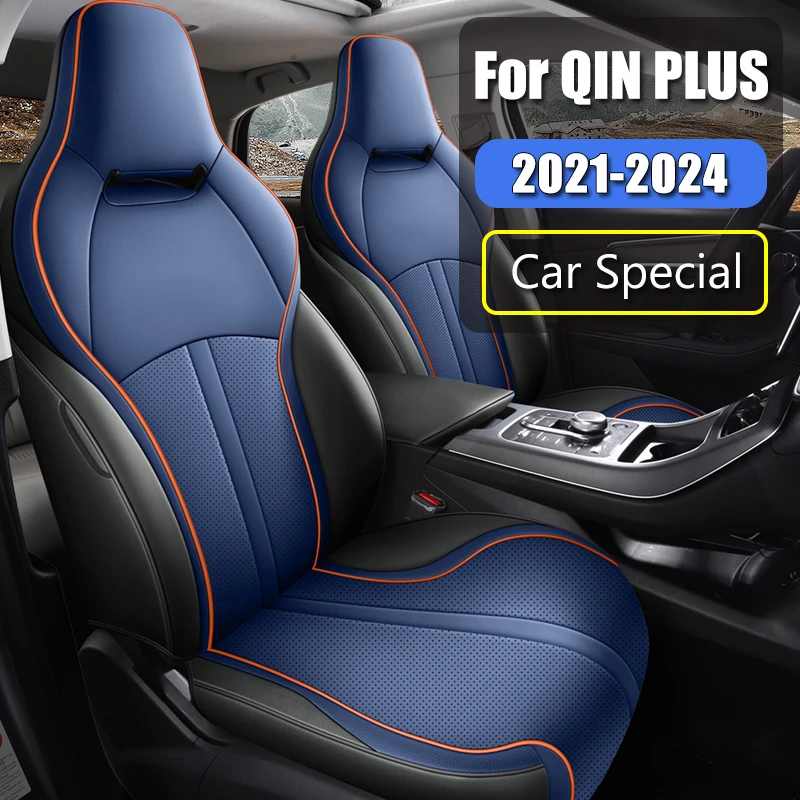 

Full Coverage Seat Cover For BYD Qin Plus DM-i EV 2021-2024 Anti-Slip Design Car Seat Cushion Leather Protection Accessories