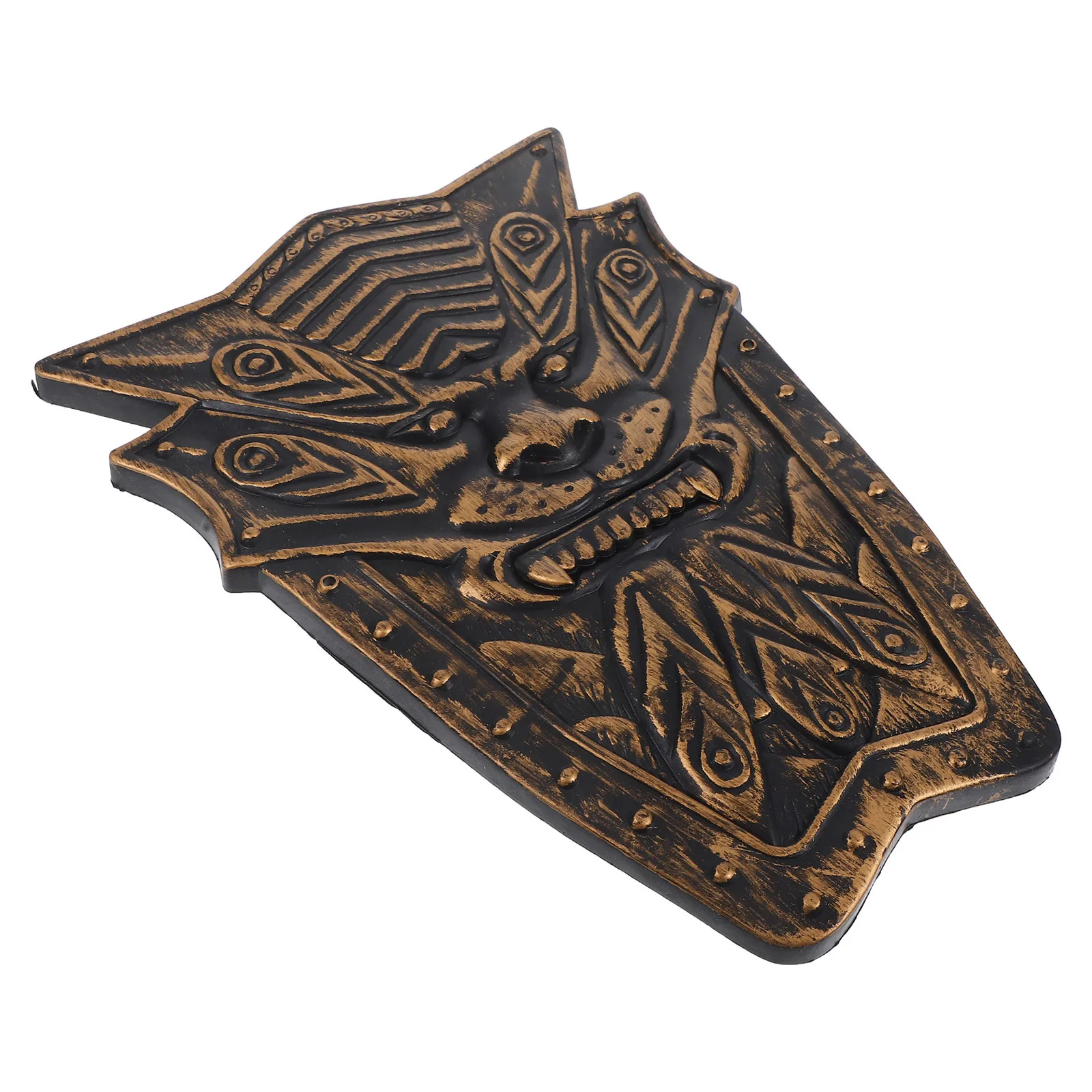 درع فارس القرون الوسطى للأطفال خفيف الوزن من البلاستيك للعب الأدوار التأثيرية للأولاد إكسسوارات أزياء أداء الأولاد درع الفرسان #5