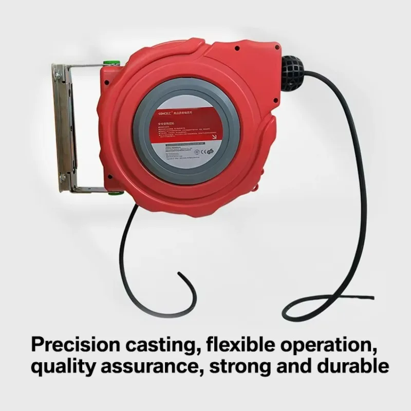 H-IE03 بكرة كابل المعدات الصناعية الأوتوماتيكية القابلة للسحب بطول 25 مترًا مع نهاية أنثى NEMA