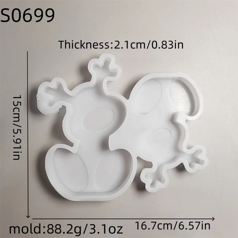 Sitting Posture Reindeer Candle Plug-in Silicone Molds DIY Gypsum Handmade Decoration Desktop Ornament Resin Mold Casting Crafts