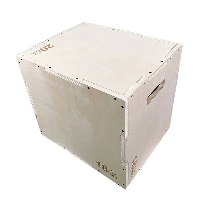 2026 Wooden Plyo Jump Box Indoor Gym Jumping Exercise Training Gear