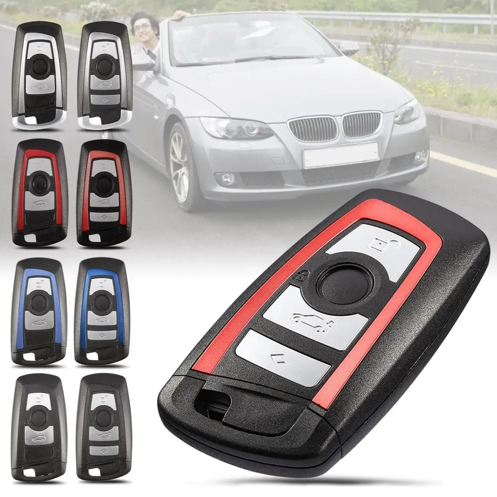 3/4 pulsante Remote Car Key Shell ABS Car Key Shell Key Case Cover per BMW CAS4 F 3 5 7 Series F10 F20 F30 F40 X5 E92 E90