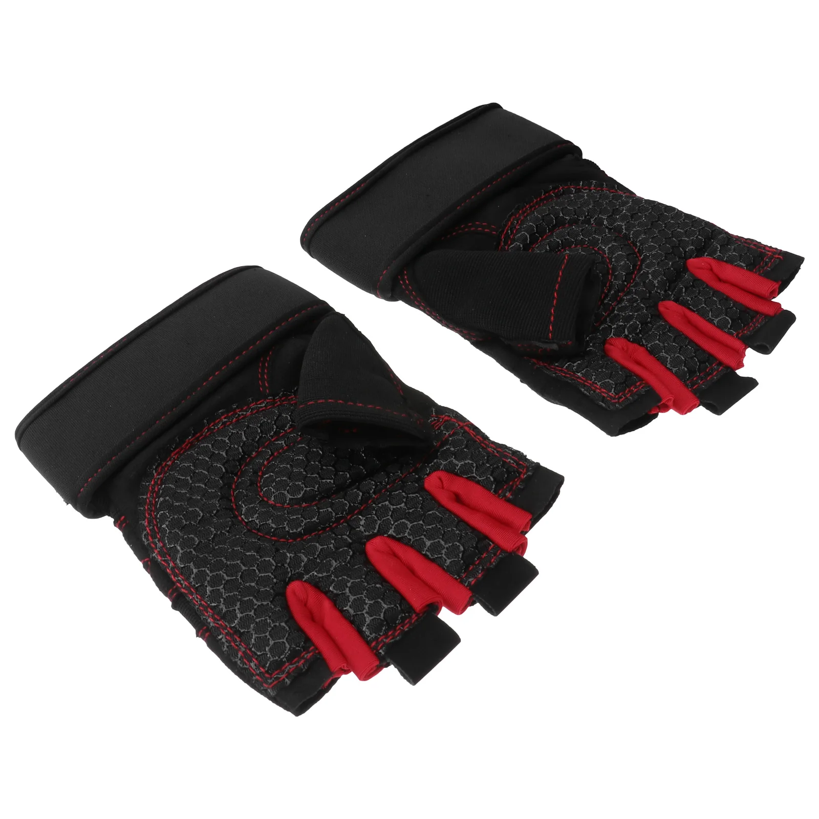 

Half-Finger Gloves Men's Breathable Fitness Gloves with Thickened Anti-Slip Palm for Mountain Climbing Weightlifting