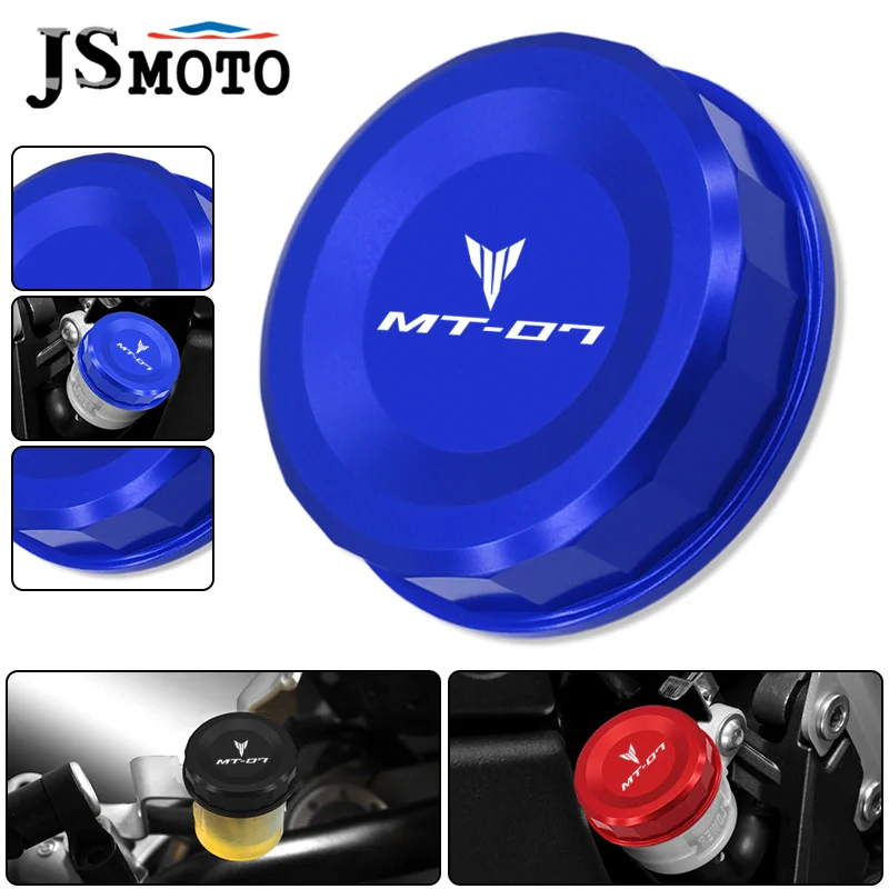 

Motorcycle mt-07 mt-09 Rear Brake Fluid Reservoir Cover Master Cylinder Oil Protection Cap For MT-07 MT-09 MT09 Tracer 2013-2024