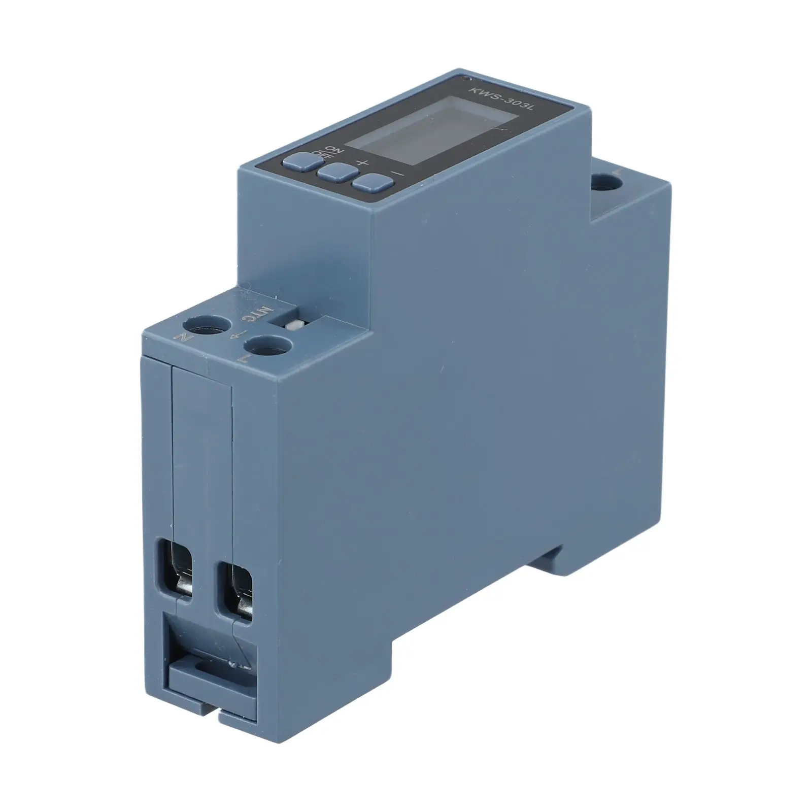 AC DIN Rail Power Meter KWS-303L for Voltage 85-290V Current 0-40A Power 0-12kW Systems with RS485 Interface and TFT Display
