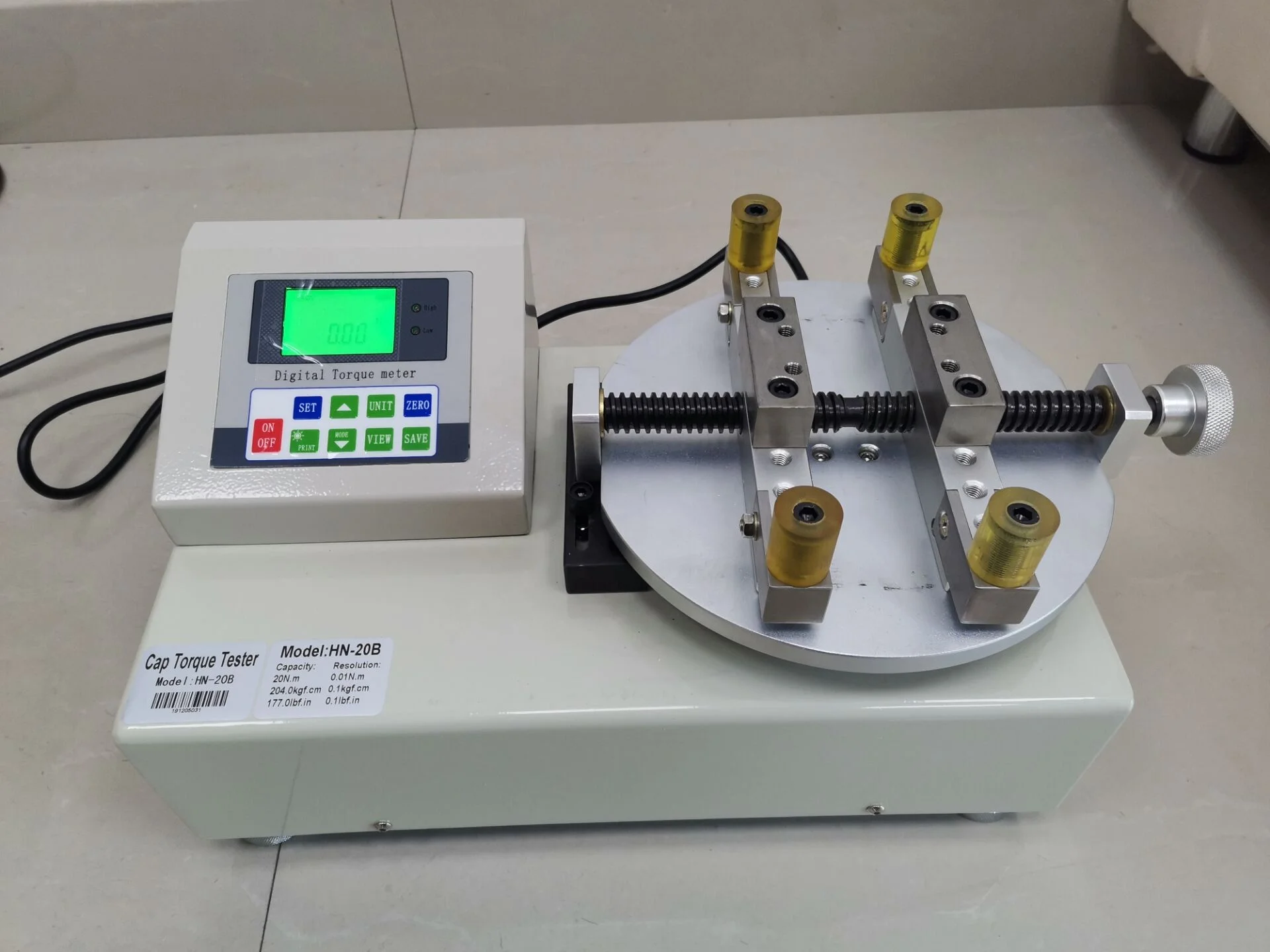 Digital Bottle Cap Torque Tester , Plastic Cover Torque Meter