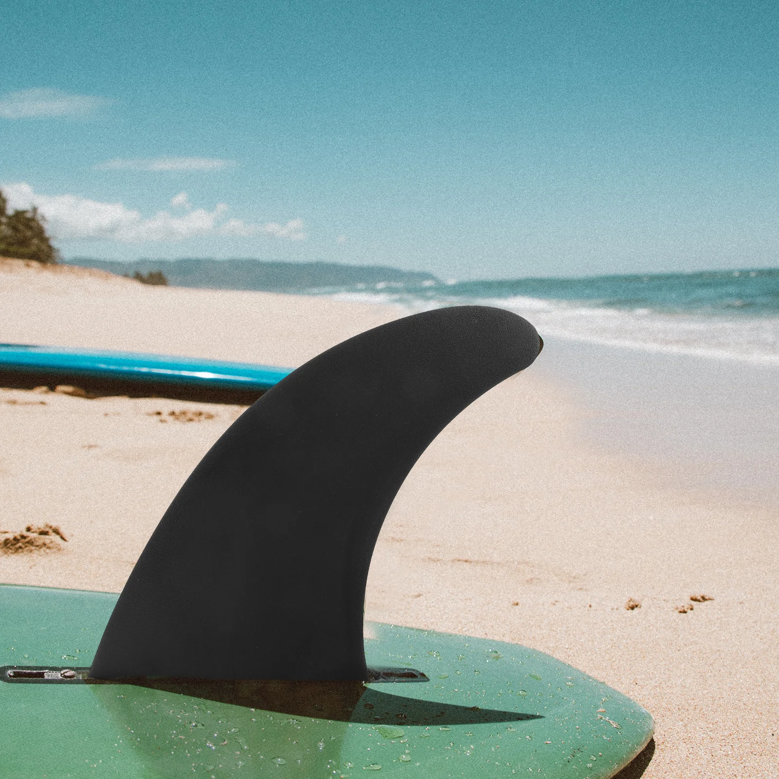 

2pcs Surfboard Fins Paddle Board Fin Durable Plastic Adjustable Inflatable Longboard Sup Stabilizer Tracking Stability