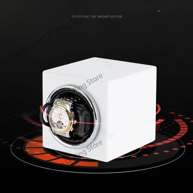 Mechanical watch home self-pendulum automatic winding watch case storage box Single swing rotating watch rotator