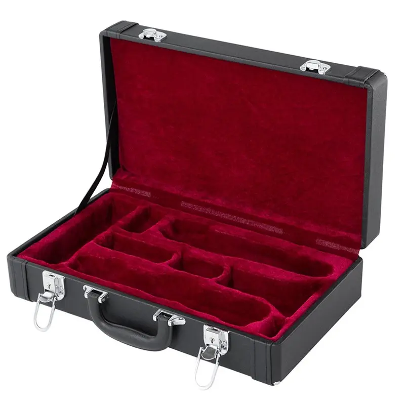 A51Q-حافظة محمولة مقاومة للماء للكلارينيت-حمل يدوي صندوق صلب حقيبة التخزين ملحقات أدوات النفخ الخشبية #3