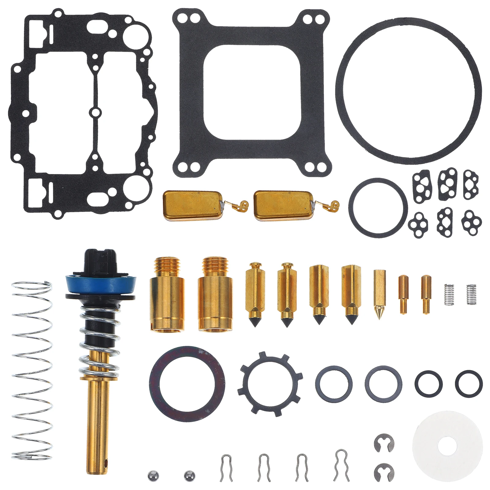 1 Set Kit Perbaikan Karburator Logam Tahan Lama Mudah Digunakan Edelbro 1477 1400 1404 1405 1406 1407 1411 1409 Suku Cadang Kit Pembangunan Kembali ATV