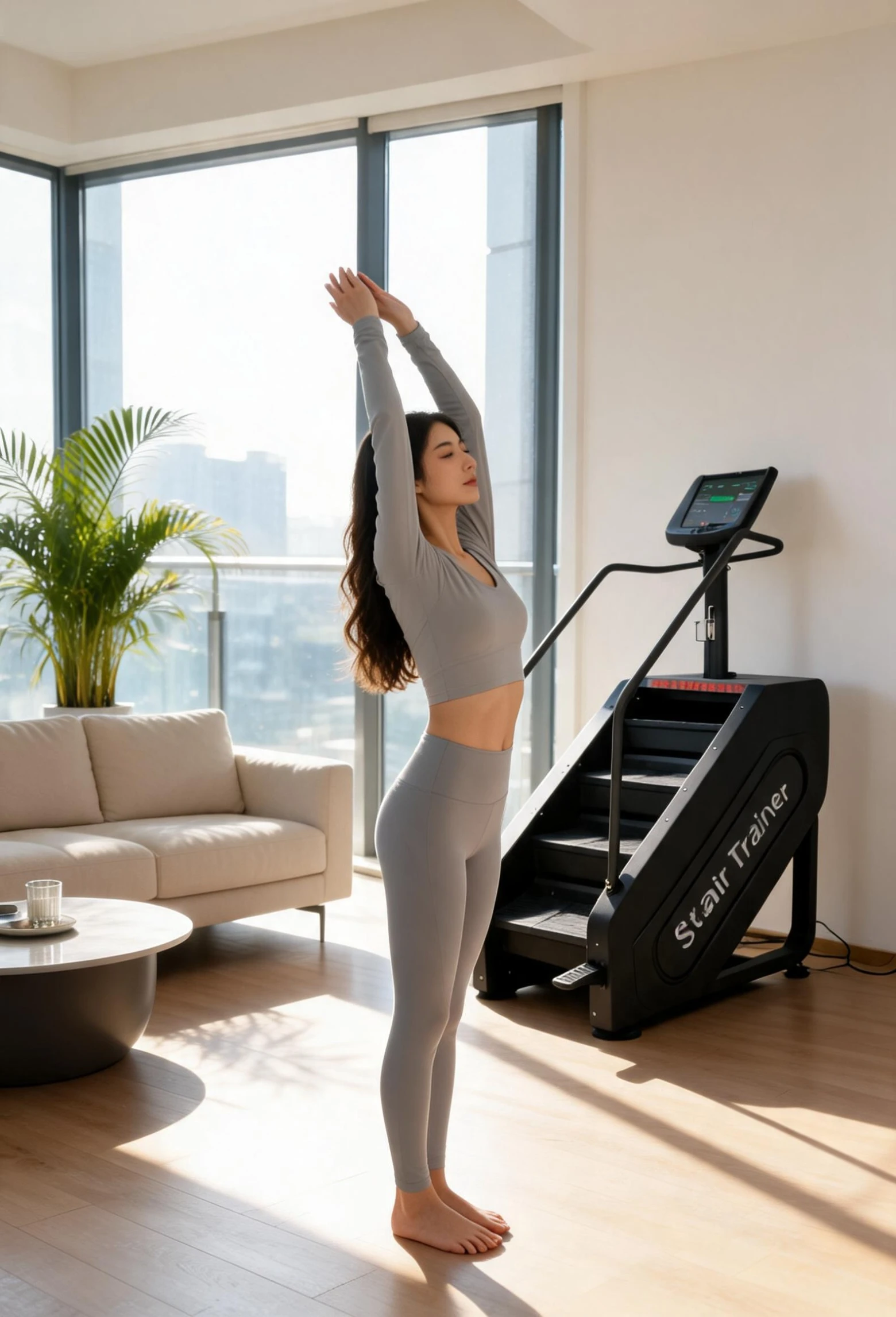 Commercial Fat Burning Motorized Stair Climber Stepmill Climbing Machine Gym Equipment Stair Trainer
