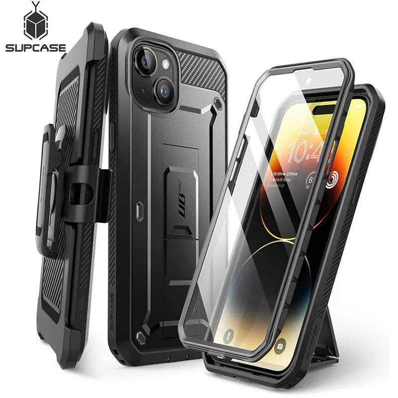 

SUPCASE для iPhone 15 Plus чехол 6,7 дюймов (2023) UB Pro полноразмерный Прочный сверхпрочный чехол со встроенным защитным экраном