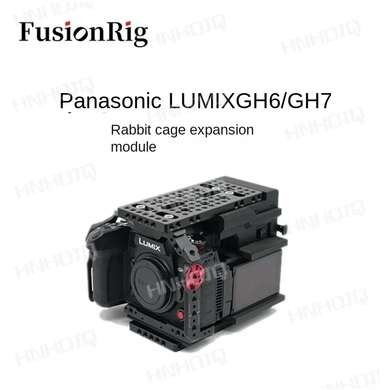 Fusionrig  For Panasonic Lumix Gh6/Gh7 Rabbit Cage Expansion Module Cineback Same Style