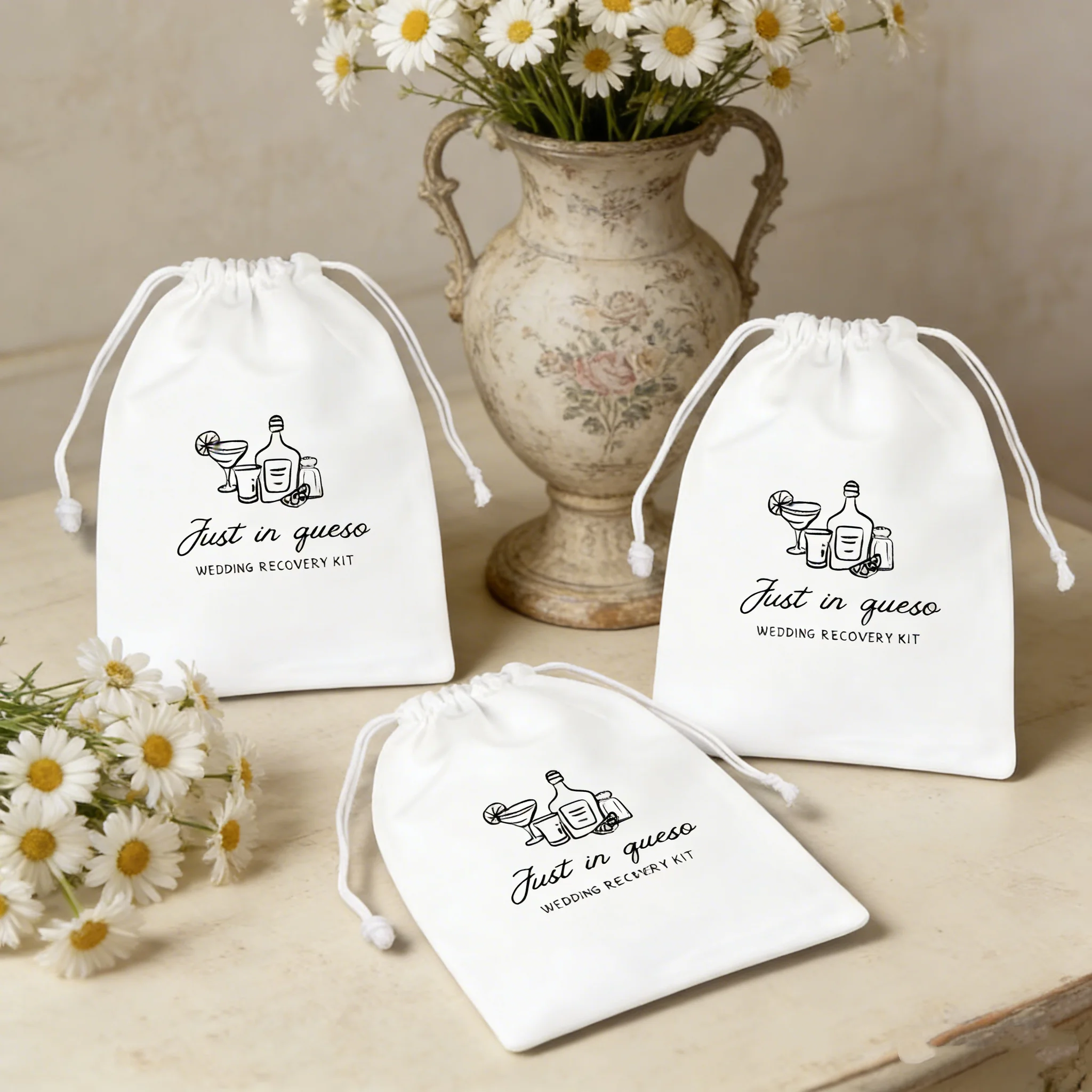 25 Piezas, Kit para la Resaca de Queso, Bolsa de Recuperación para Despedida de Soltera, Recuerdo para la Tribu de la Novia